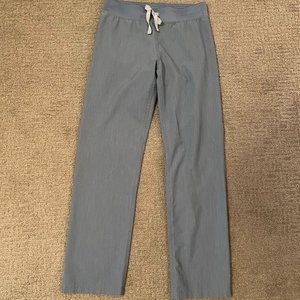 Figs Livingston Scrub Pants Women's XS Heather Indigo Blue